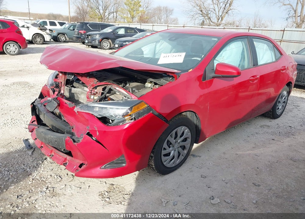 2018 TOYOTA COROLLA LE VIN: 2T1BURHE6JC038339