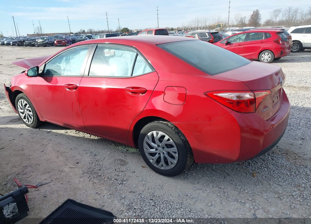 2018 TOYOTA COROLLA LE VIN: 2T1BURHE6JC038339