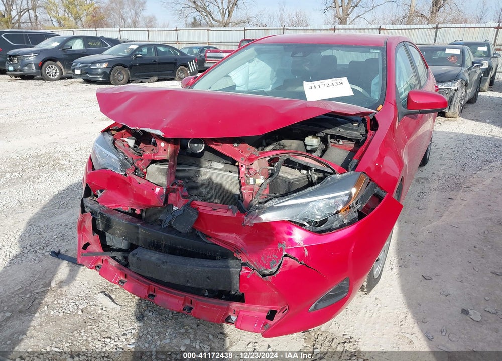 2018 TOYOTA COROLLA LE VIN: 2T1BURHE6JC038339