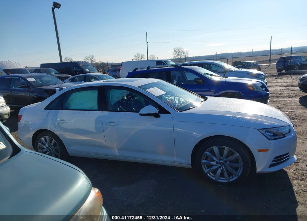 2017 AUDI A4 2.0T PREMIUM VIN: WAUANAF44HN007373