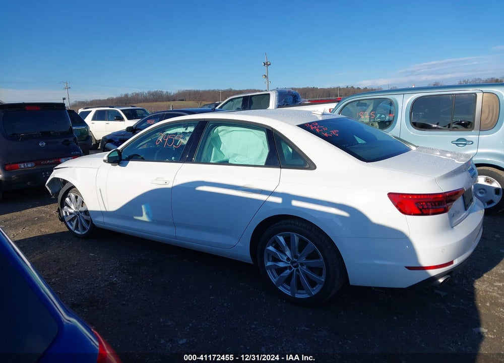 2017 AUDI A4 2.0T PREMIUM VIN: WAUANAF44HN007373