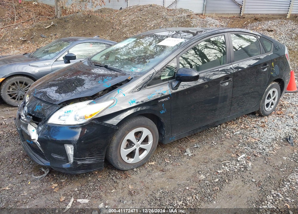2014 TOYOTA PRIUS TWO VIN: JTDKN3DU6E1748133