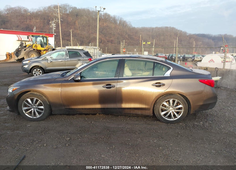 2014 INFINITI Q50 PREMIUM VIN: JN1BV7AR5EM690573