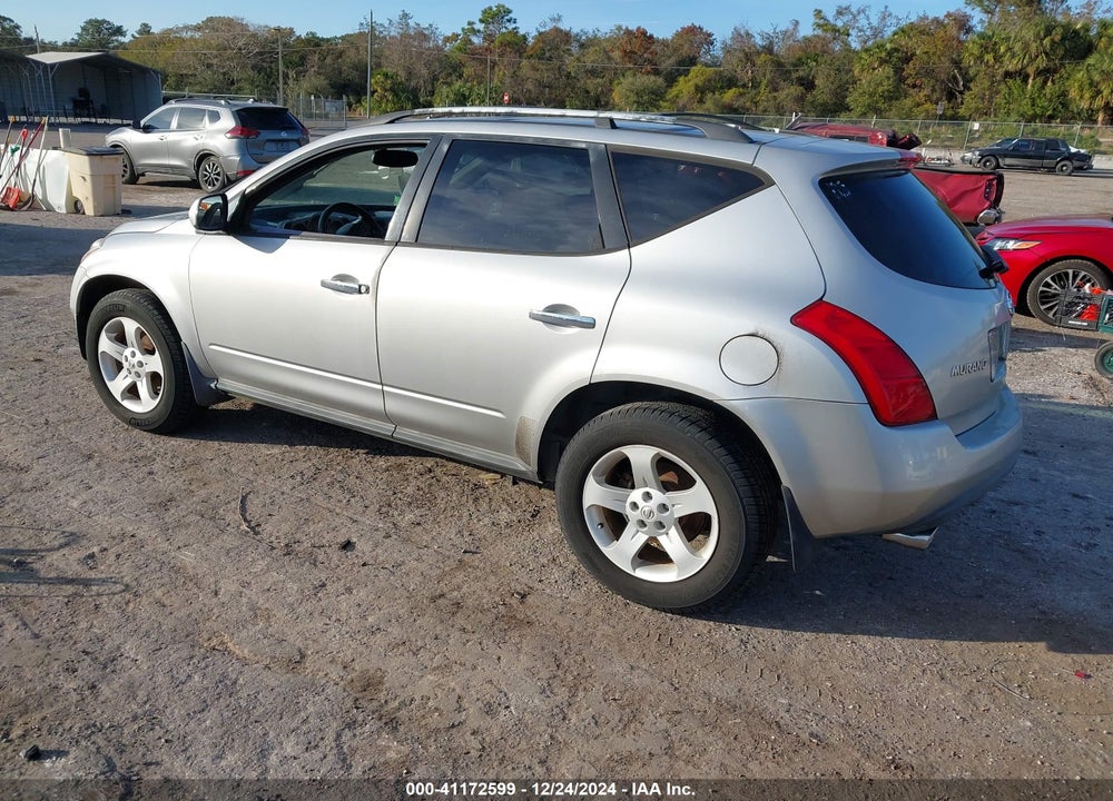 2003 NISSAN MURANO SL VIN: JN8AZ08W63W223779