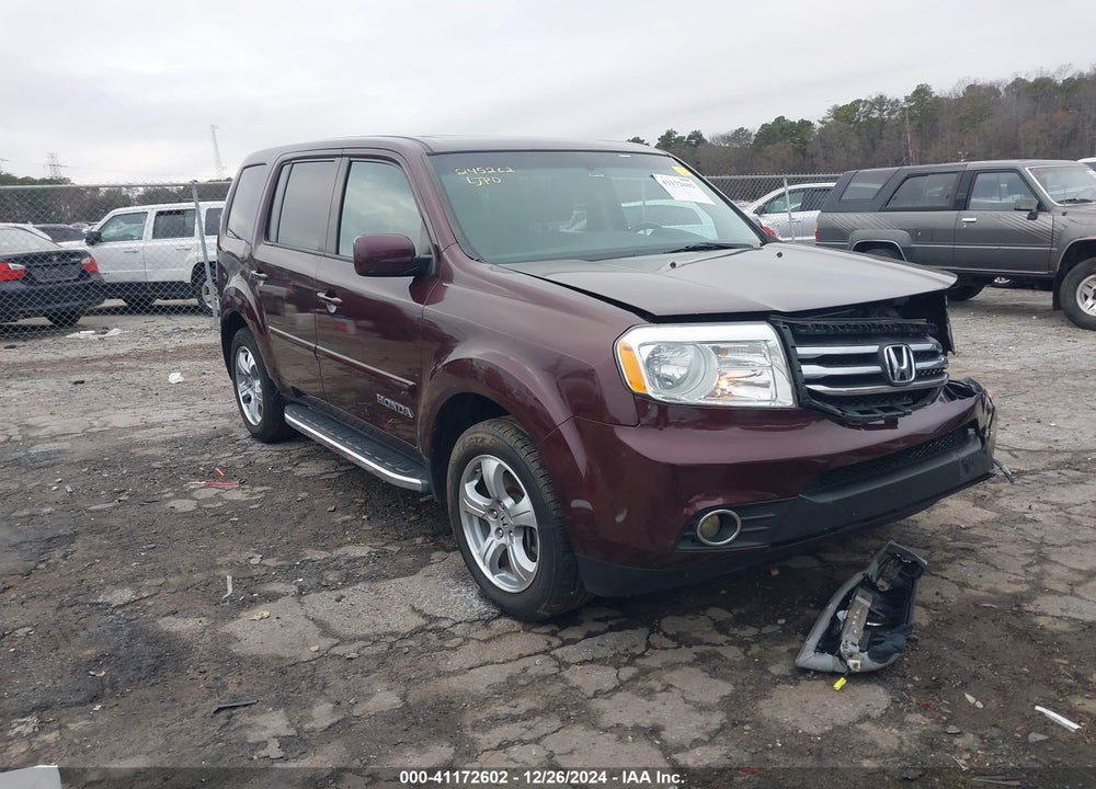 2014 HONDA PILOT EX-L VIN: 5FNYF4H58EB045477