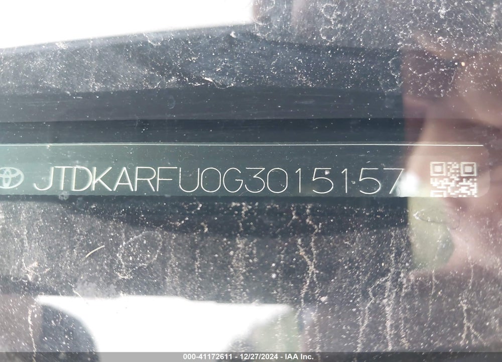 2016 TOYOTA PRIUS VIN: JTDKARFU0G3015157