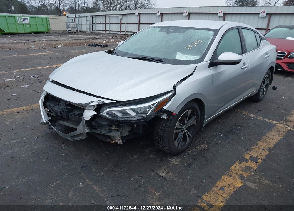 2022 NISSAN SENTRA VIN: 3N1AB8CV2NY203671