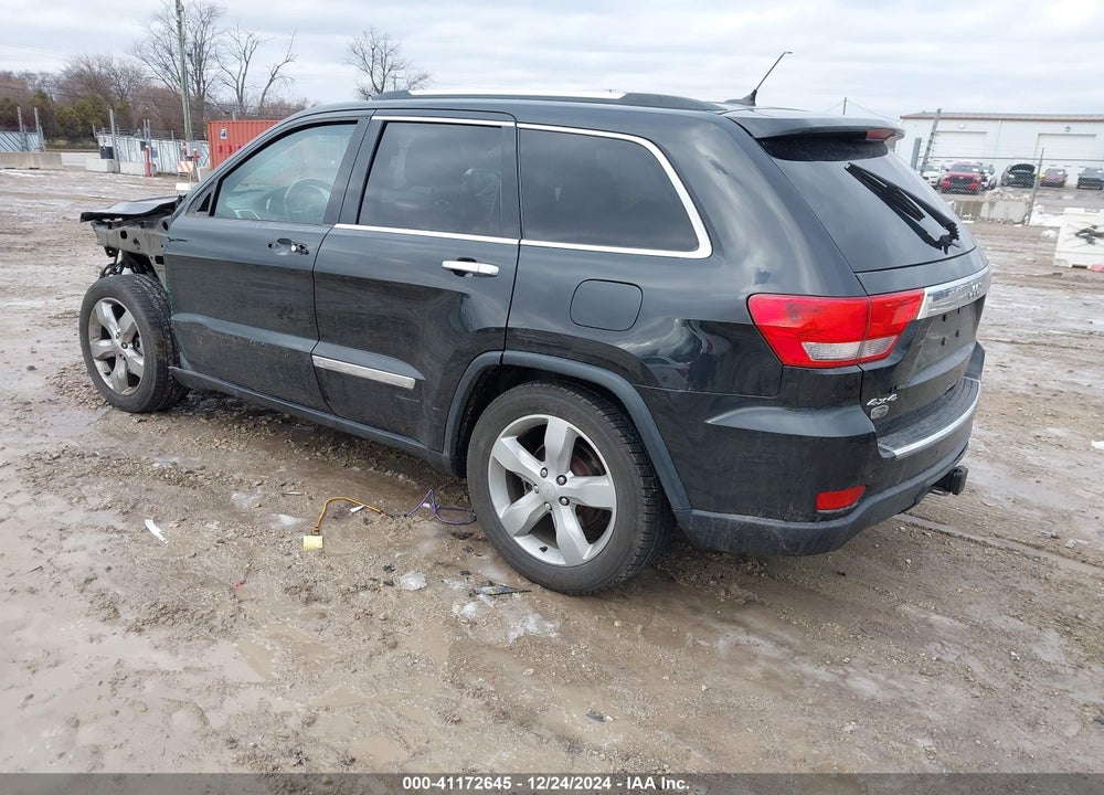 2013 JEEP GRAND CHEROKEE OVERLAND VIN: 1C4RJFCG9DC539124