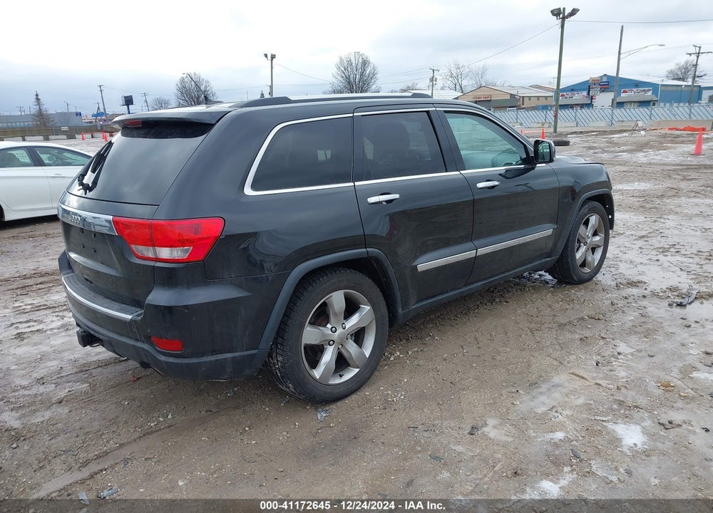 2013 JEEP GRAND CHEROKEE OVERLAND VIN: 1C4RJFCG9DC539124