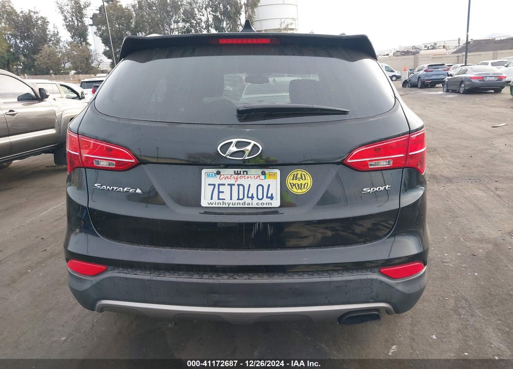 2014 HYUNDAI SANTA FE SPORT 2.4L VIN: 5XYZU3LB6EG129615