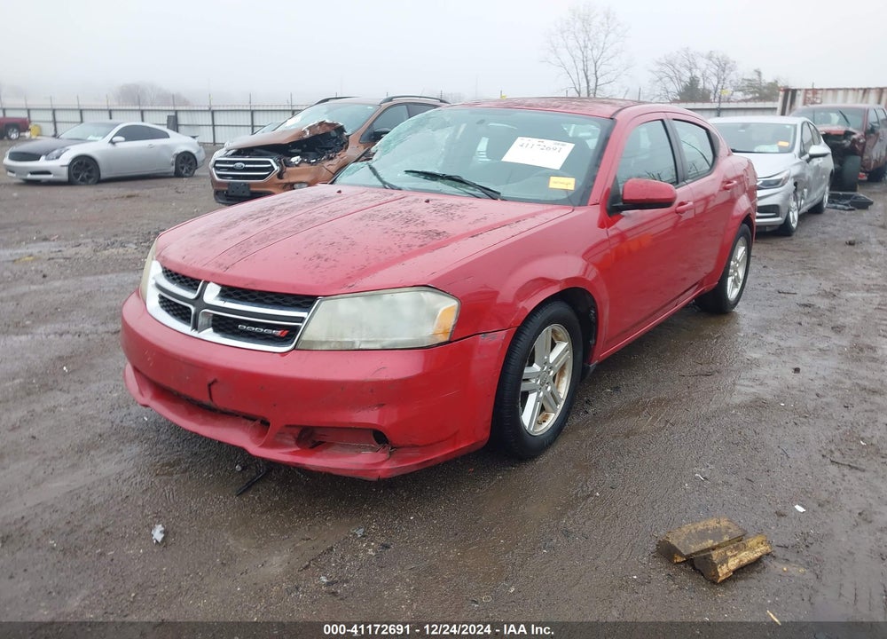 2013 DODGE AVENGER VIN: 1C3CDZCG8DN525027