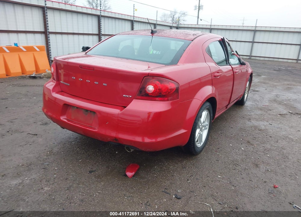 2013 DODGE AVENGER VIN: 1C3CDZCG8DN525027