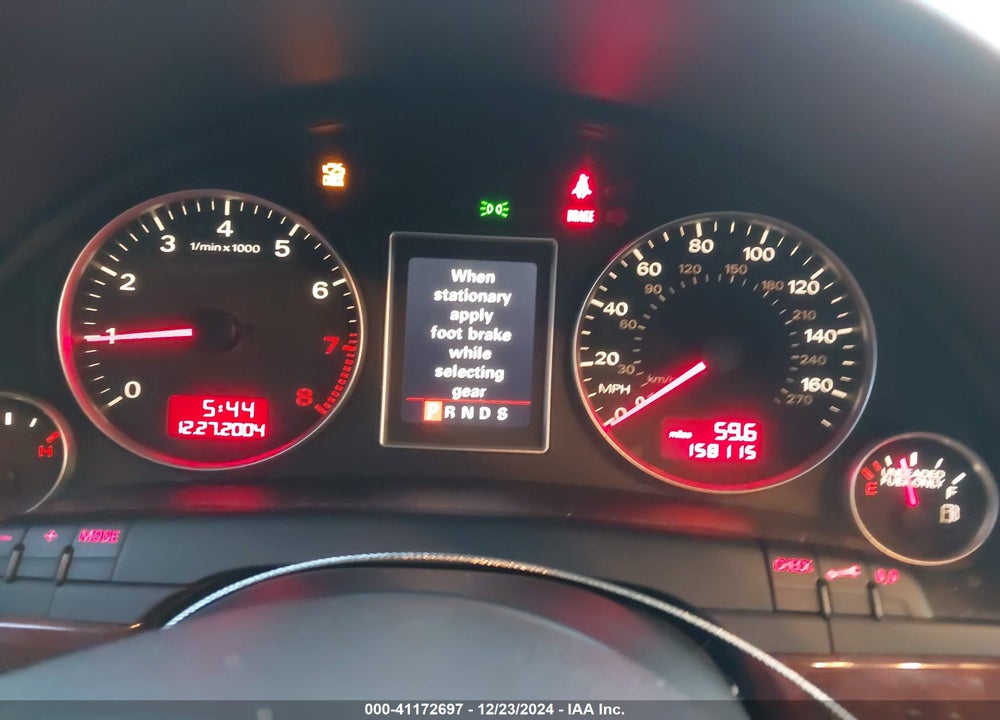 2005 AUDI A4 3.2 VIN: WAUDG68E85A443592