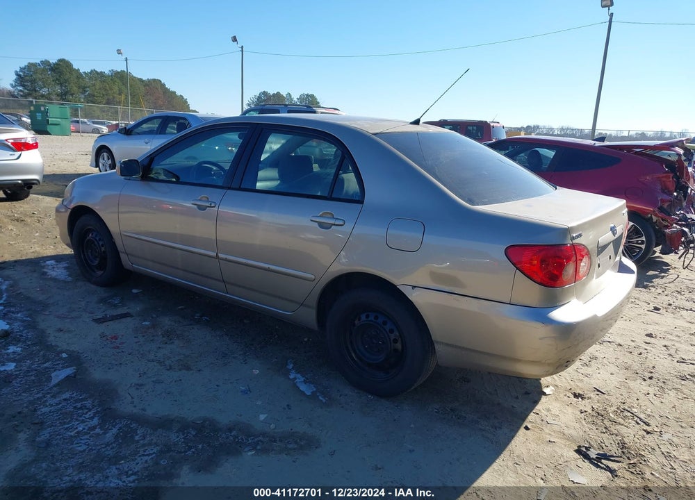 2005 TOYOTA COROLLA LE VIN: 2T1BR32E15C396526