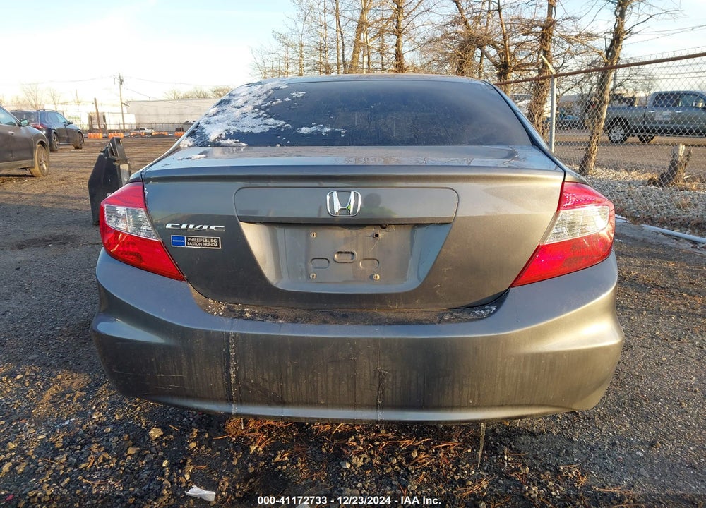 2012 HONDA CIVIC VIN: 19XFB2F59CE323798