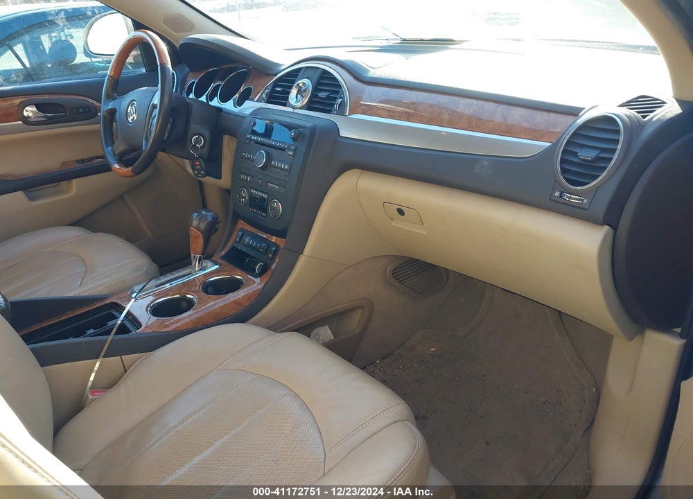 2012 BUICK ENCLAVE LEATHER VIN: 5GAKRCED3CJ287698
