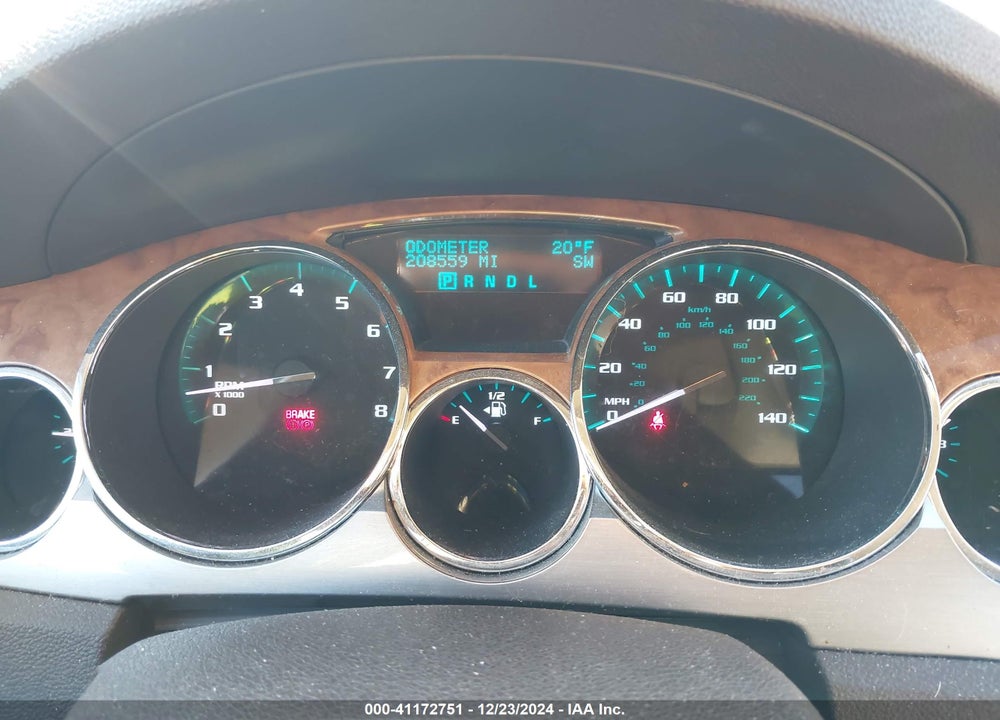 2012 BUICK ENCLAVE LEATHER VIN: 5GAKRCED3CJ287698