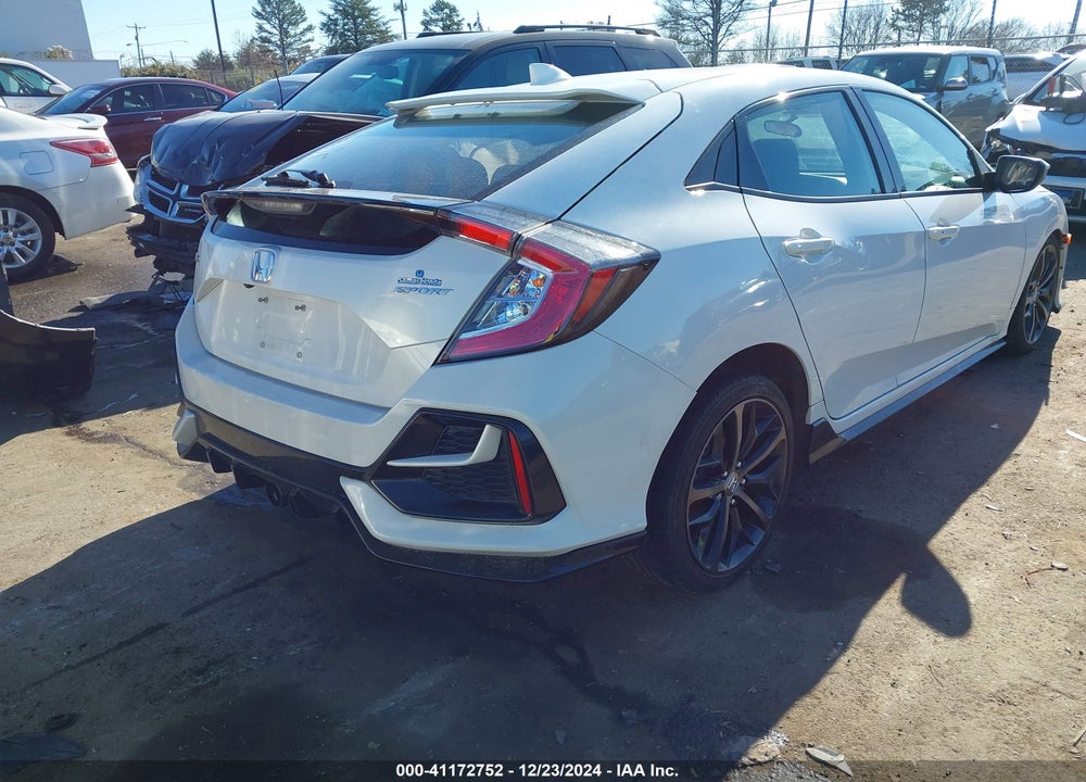 2021 HONDA CIVIC VIN: SHHFK7H43MU417963