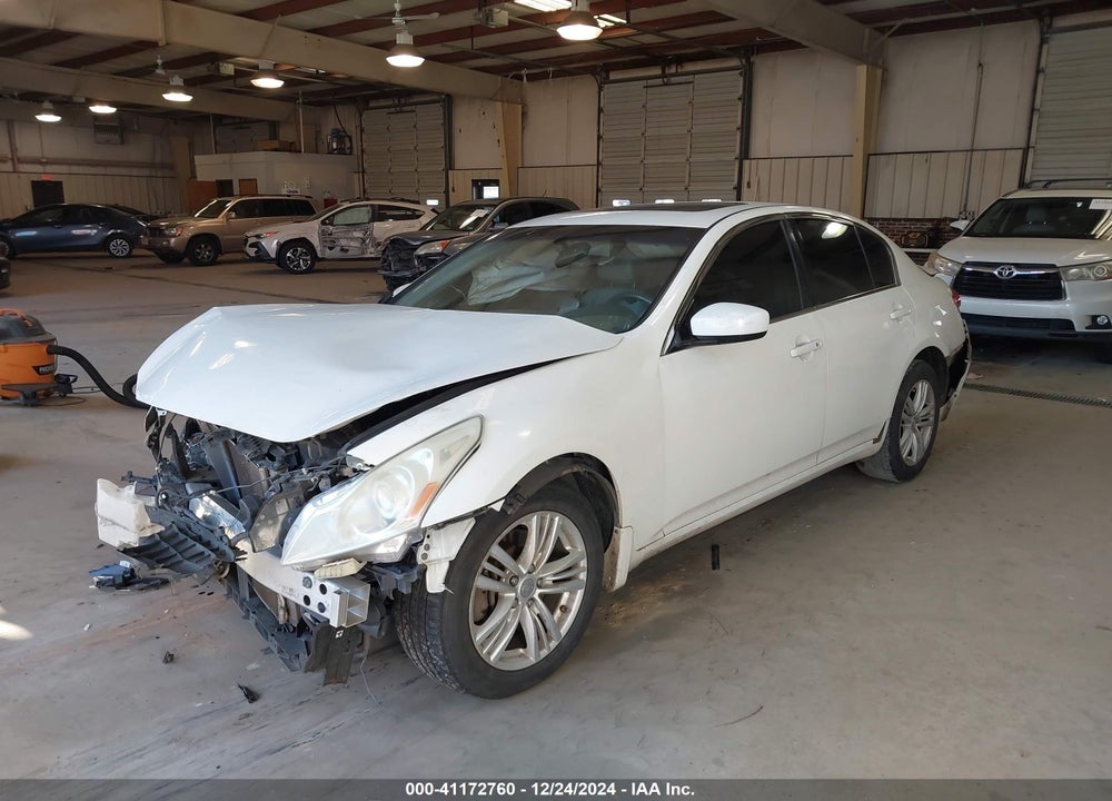 2012 INFINITI G25 X VIN: JN1DV6AR8CM730337