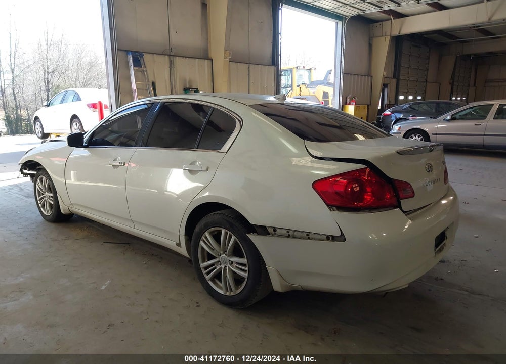 2012 INFINITI G25 X VIN: JN1DV6AR8CM730337