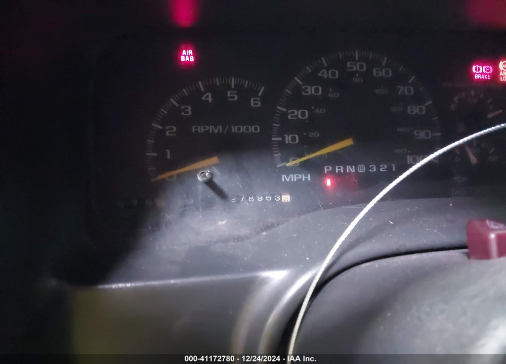 1997 CHEVROLET K1500 FLEETSIDE VIN: 1GCEK19RXVE128165