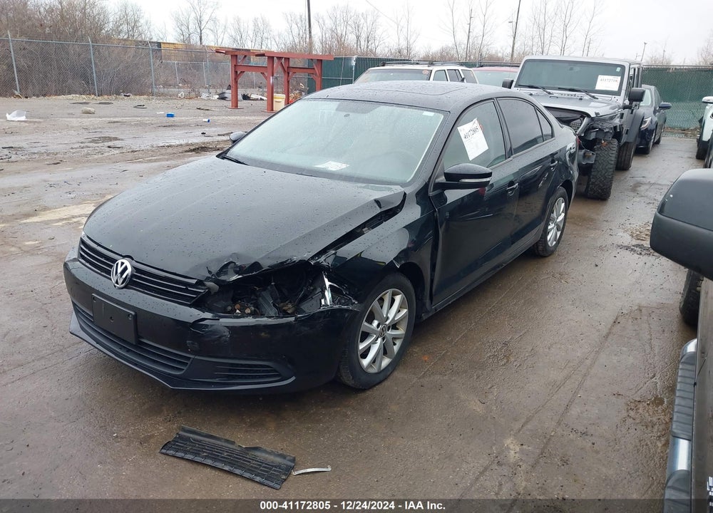 2012 VOLKSWAGEN JETTA 2.5L SE VIN: 3VWDX7AJ9CM398319