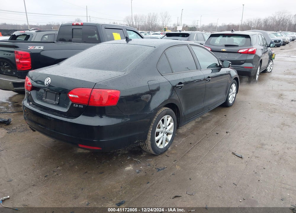 2012 VOLKSWAGEN JETTA 2.5L SE VIN: 3VWDX7AJ9CM398319