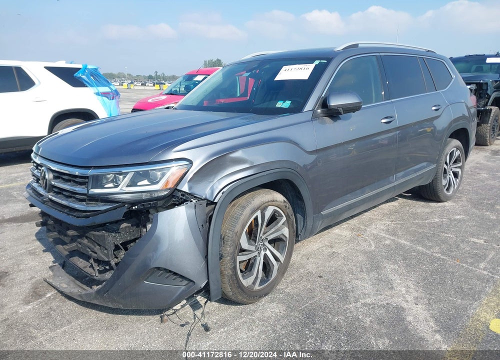 2021 VOLKSWAGEN ATLAS 3.6L V6 SEL PREMIUM VIN: 1V2TR2CA4MC508011