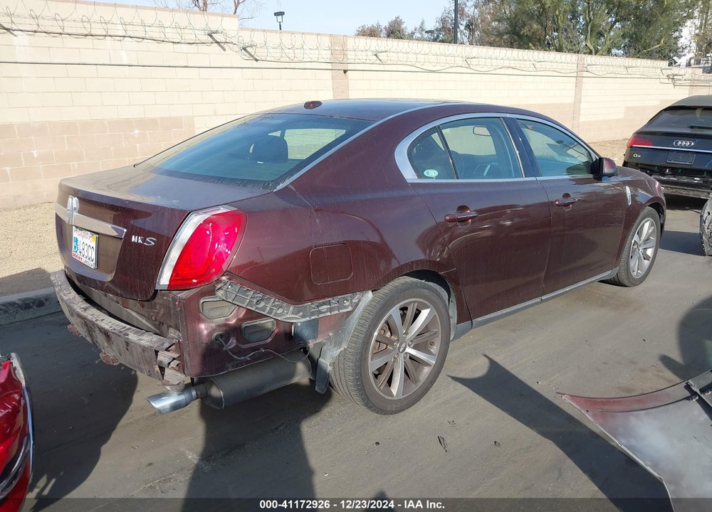 2012 LINCOLN MKS VIN: 1LNHL9DR6CG807041