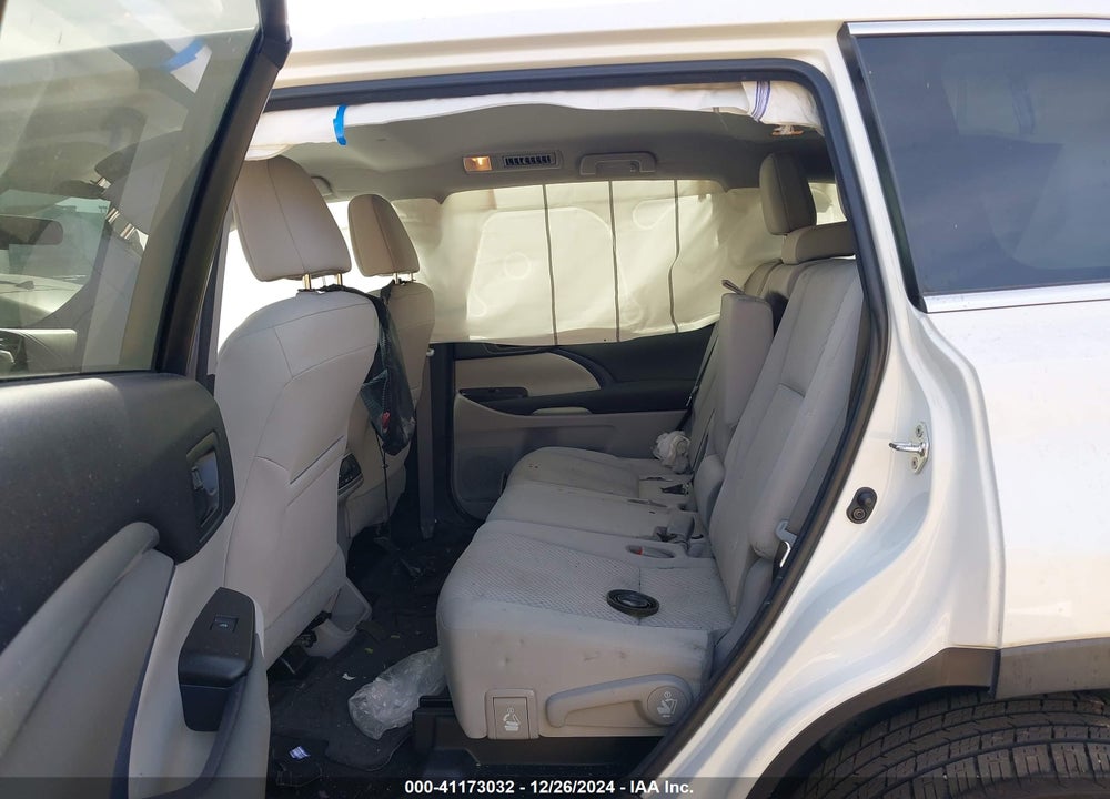2016 TOYOTA HIGHLANDER LE V6 VIN: 5TDZKRFHXGS159909