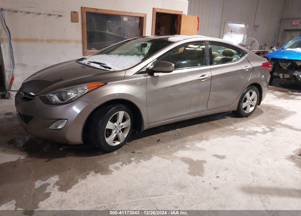 2013 HYUNDAI ELANTRA GLS VIN: 5NPDH4AEXDH306126