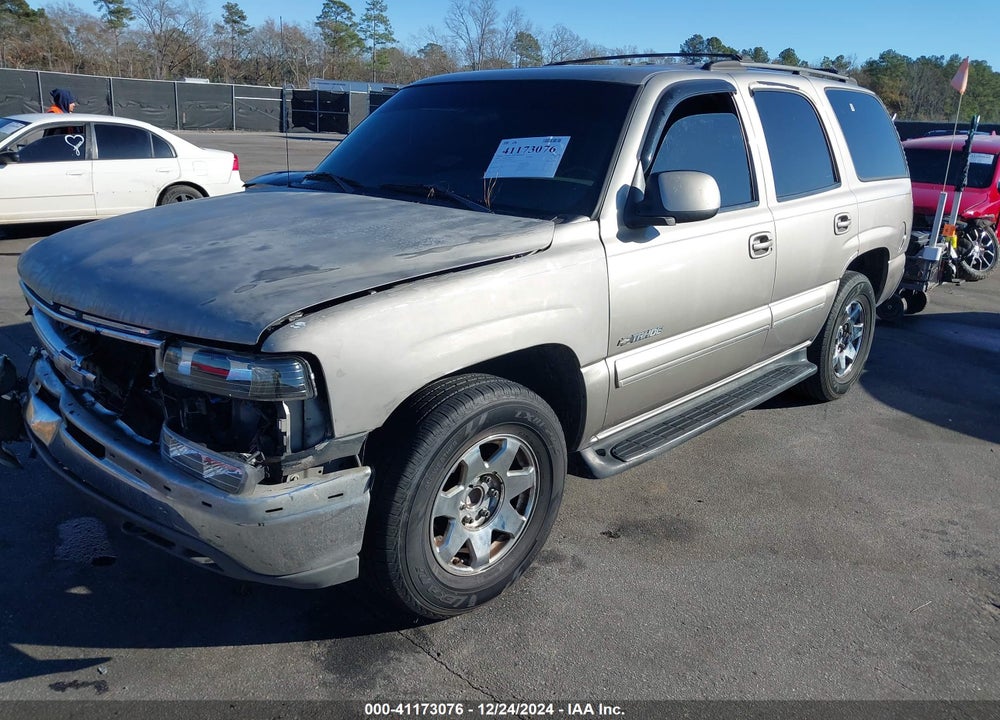 2001 CHEVROLET TAHOE LT VIN: 1GNEC13T41R158905