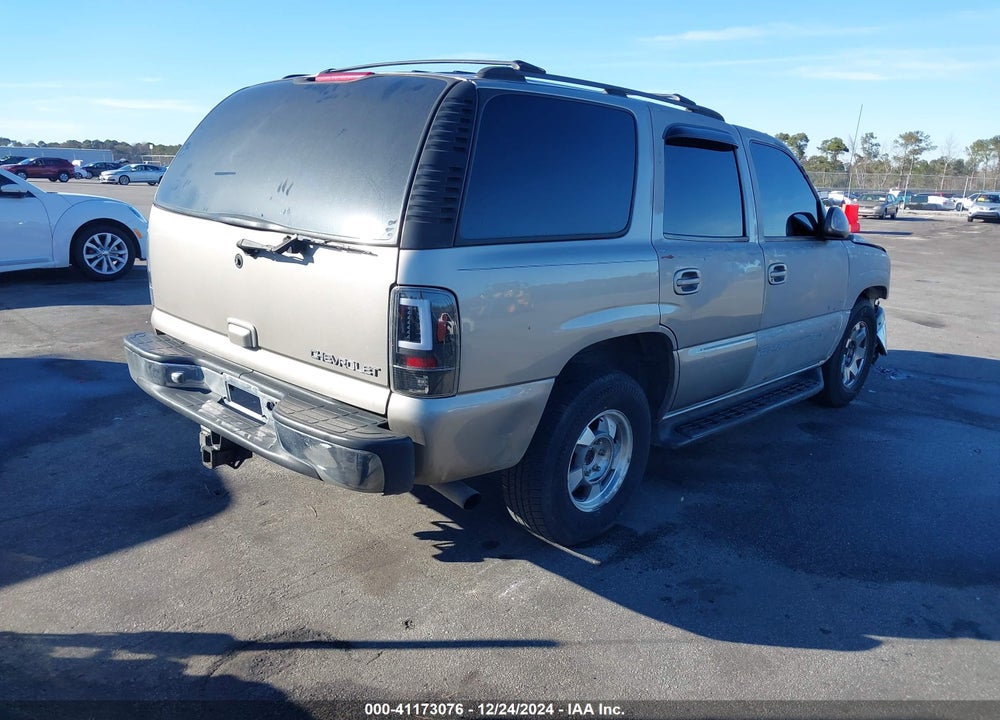 2001 CHEVROLET TAHOE LT VIN: 1GNEC13T41R158905