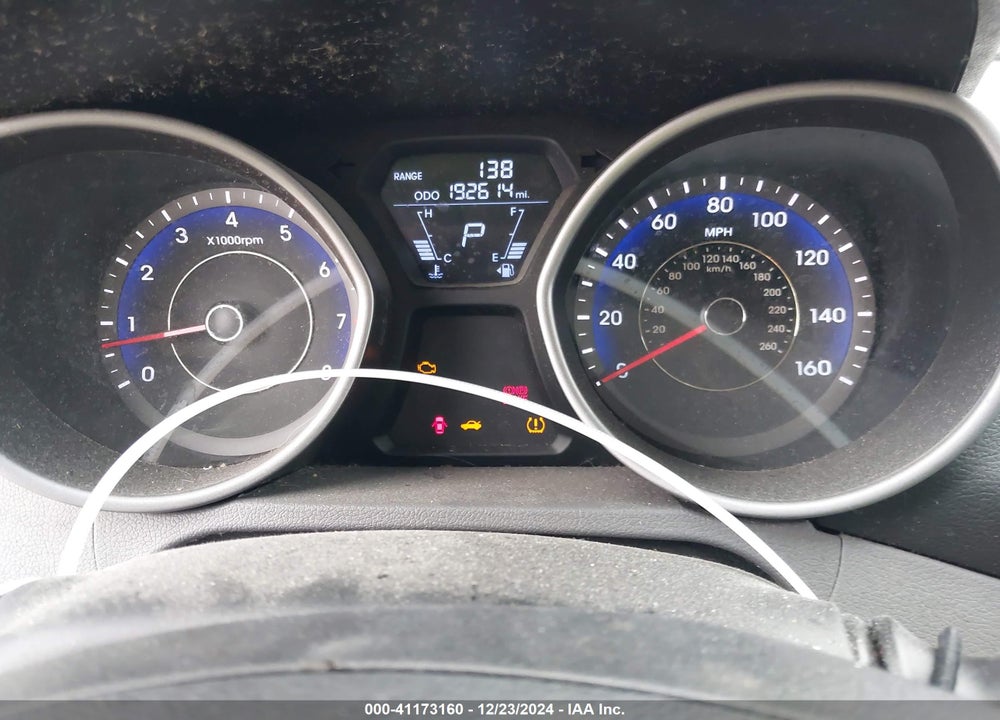 2012 HYUNDAI ELANTRA VIN: KMHDH4AE6CU369076