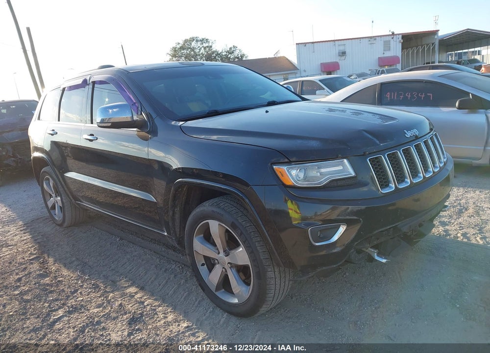 2014 JEEP GRAND CHEROKEE OVERLAND VIN: 1C4RJECMXEC537481