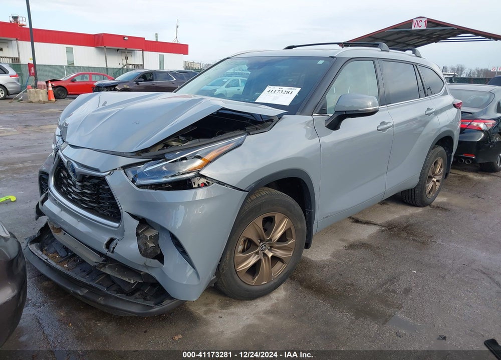 2022 TOYOTA HIGHLANDER HYBRID XLE BRONZE EDITION VIN: 5TDABRCH3NS540127