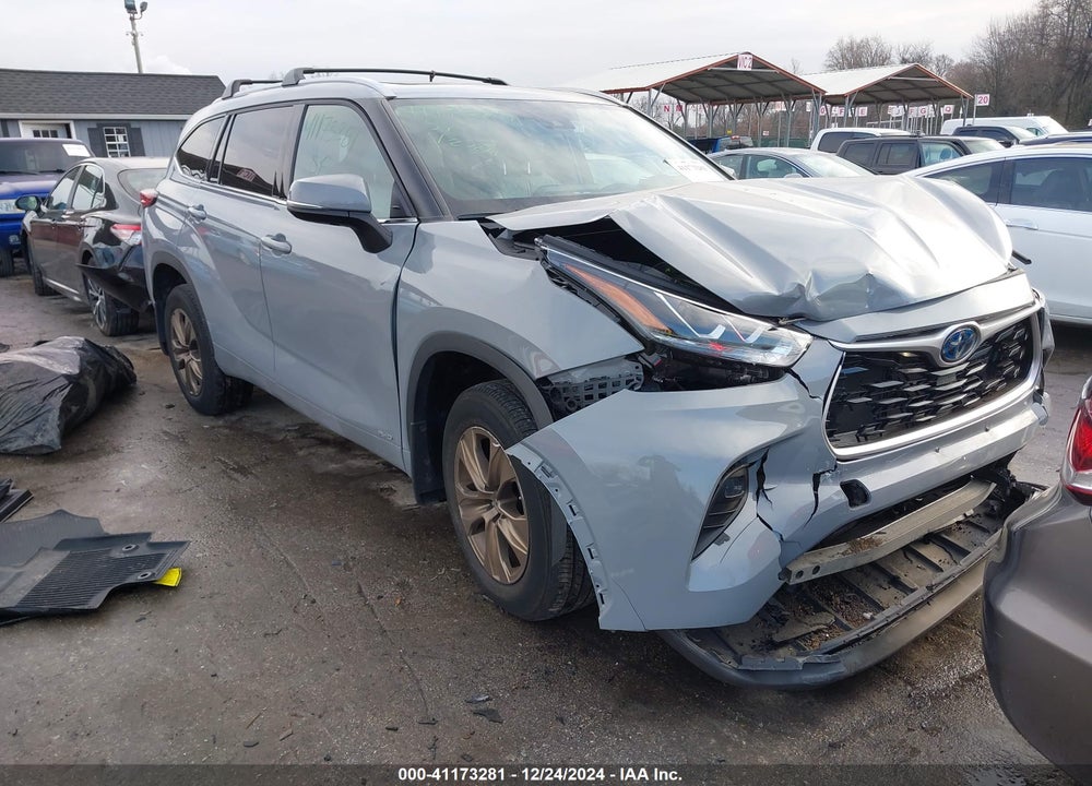 2022 TOYOTA HIGHLANDER HYBRID XLE BRONZE EDITION VIN: 5TDABRCH3NS540127