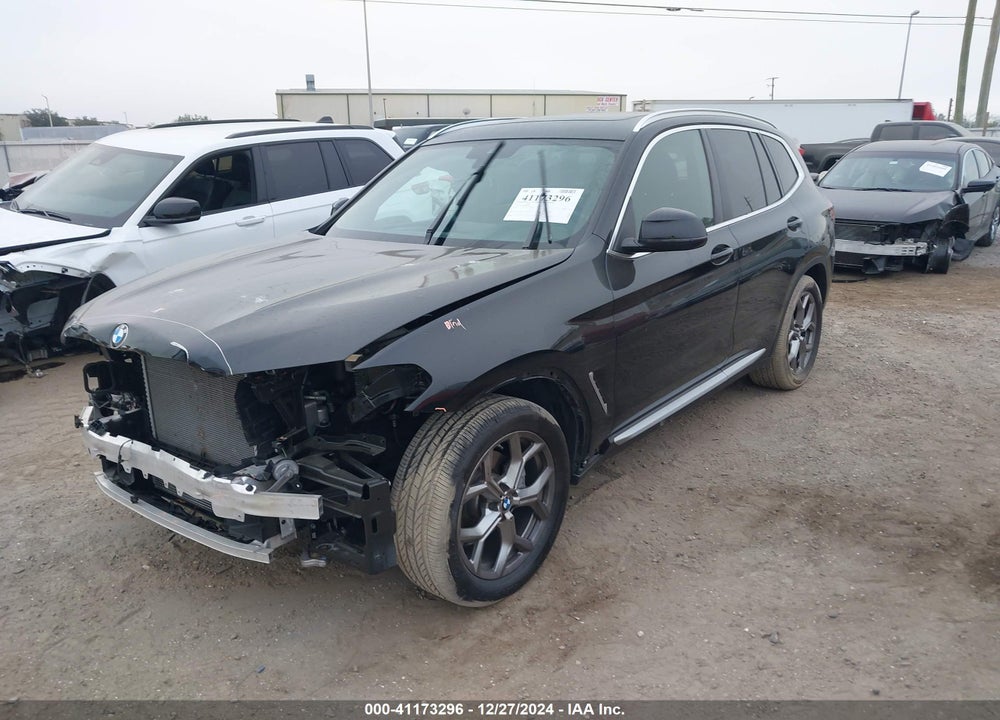 2022 BMW X3 SDRIVE30I VIN: 5UX43DP01N9N22093