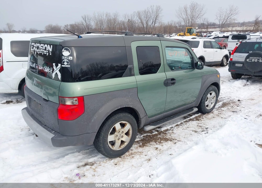 2004 HONDA ELEMENT EX VIN: 5J6YH28644L003059