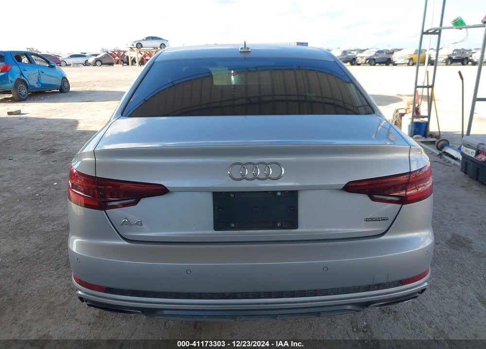 2019 AUDI A4 VIN: WAUENAF42KN006277