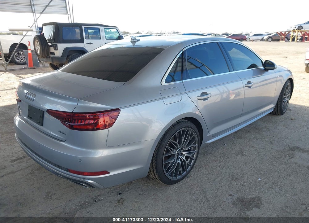 2019 AUDI A4 VIN: WAUENAF42KN006277