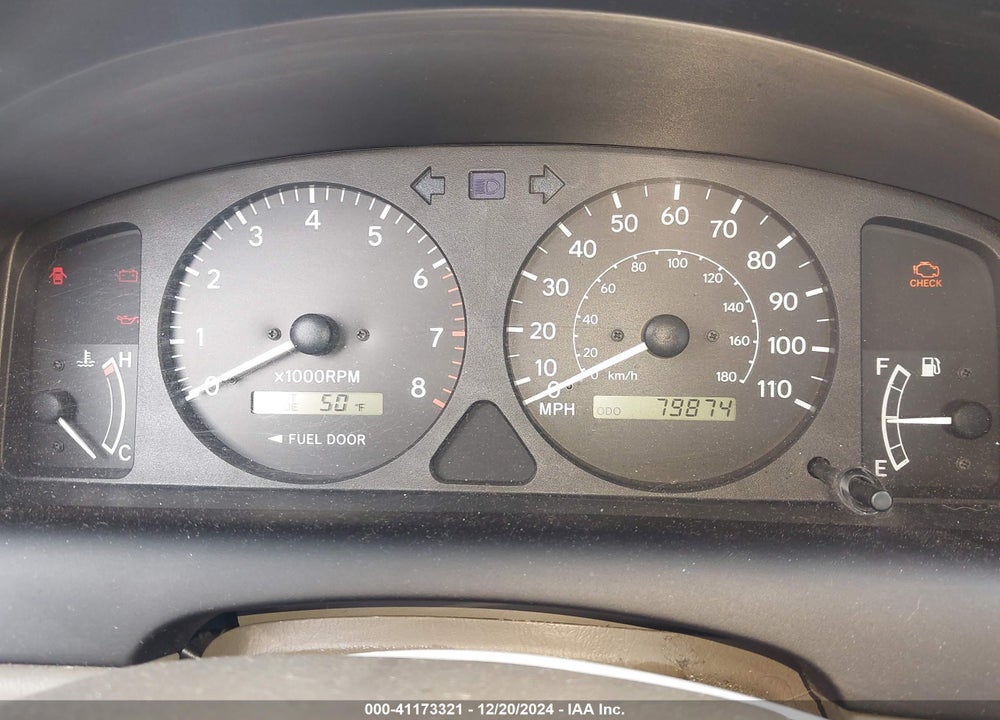 2001 TOYOTA COROLLA LE VIN: 2T1BR12E91C441565