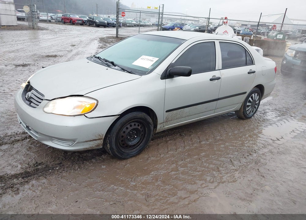 2003 TOYOTA COROLLA CE VIN: JTDBR32E630027815