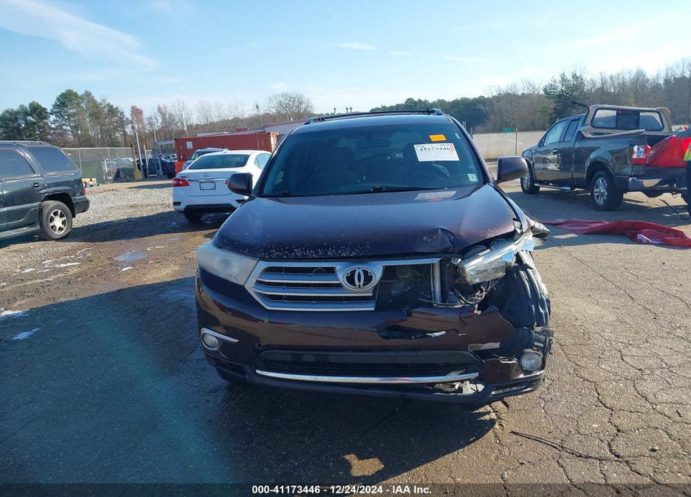 2012 TOYOTA HIGHLANDER SE VIN: 5TDZA3EH9CS017398