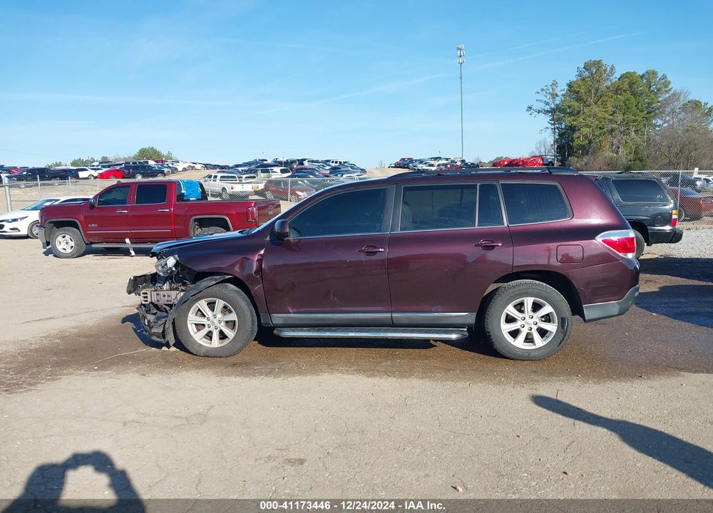 2012 TOYOTA HIGHLANDER SE VIN: 5TDZA3EH9CS017398