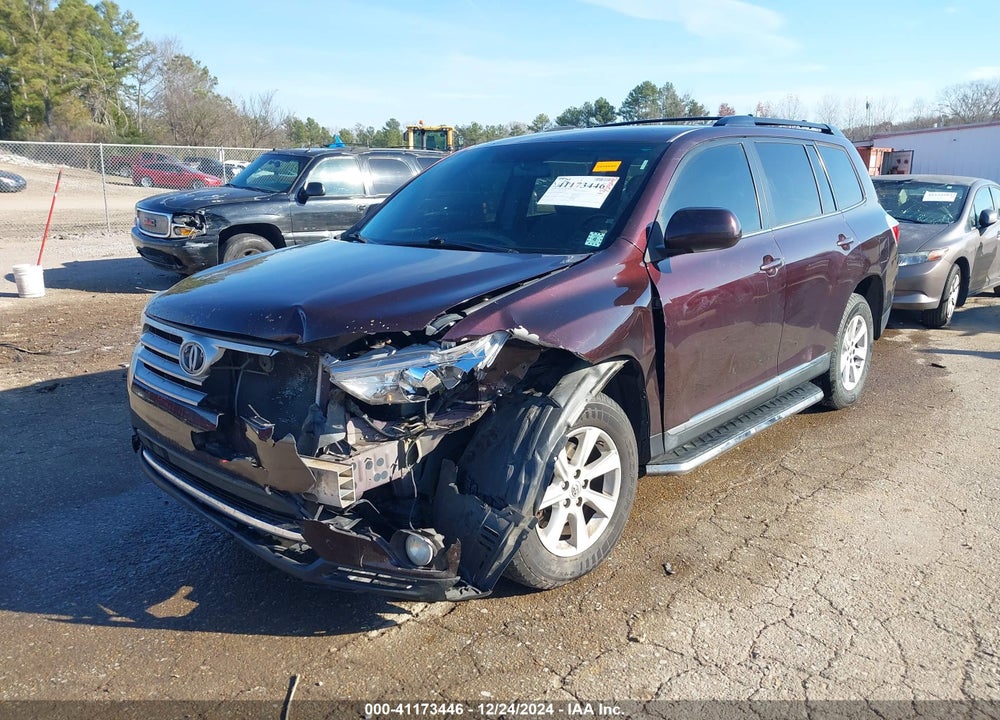 2012 TOYOTA HIGHLANDER SE VIN: 5TDZA3EH9CS017398