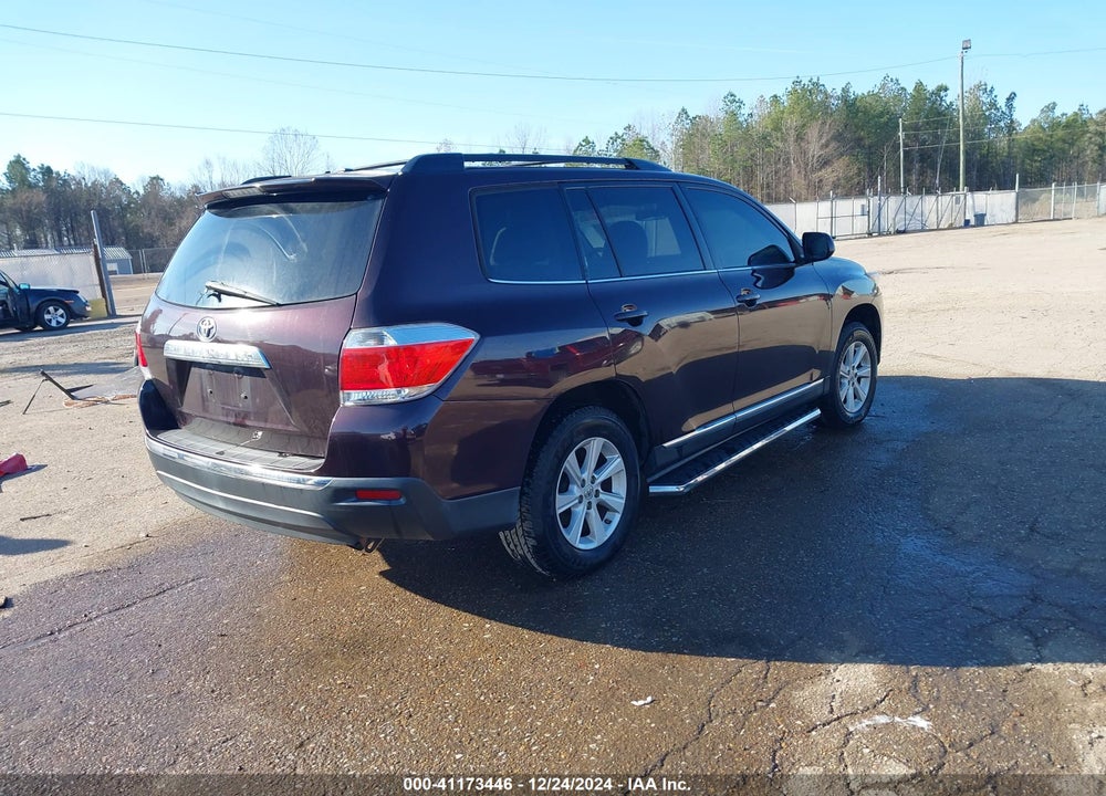 2012 TOYOTA HIGHLANDER SE VIN: 5TDZA3EH9CS017398