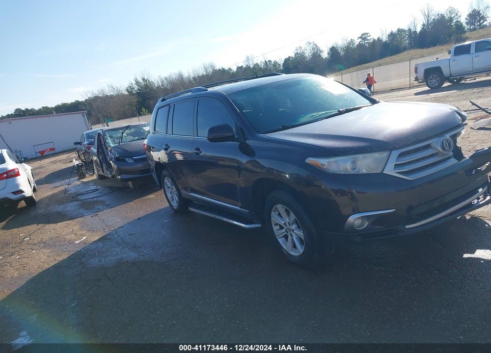 2012 TOYOTA HIGHLANDER SE VIN: 5TDZA3EH9CS017398