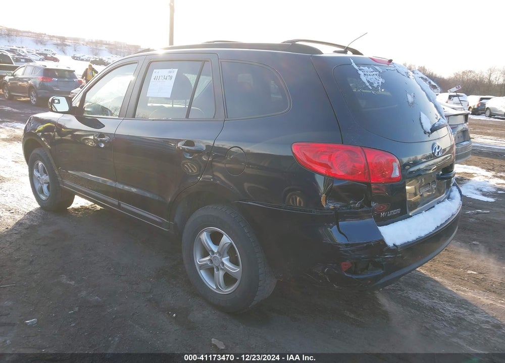 2008 HYUNDAI SANTA FE GLS VIN: 5NMSG73D78H171299
