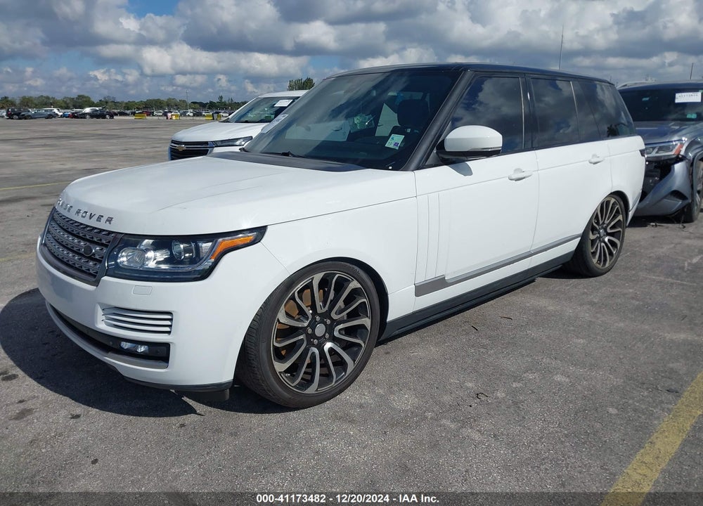 2014 LAND ROVER RANGE ROVER 5.0L V8 SUPERCHARGED/5.0L V8 SUPERCHARGED EBONY EDITION VIN: SALGS2TF3EA185563